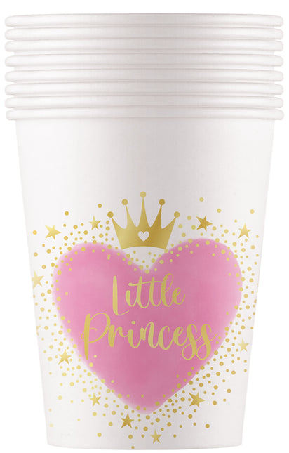 My Little Princess Fsc Gobelets en papier 200Ml (Wm) 8pcs