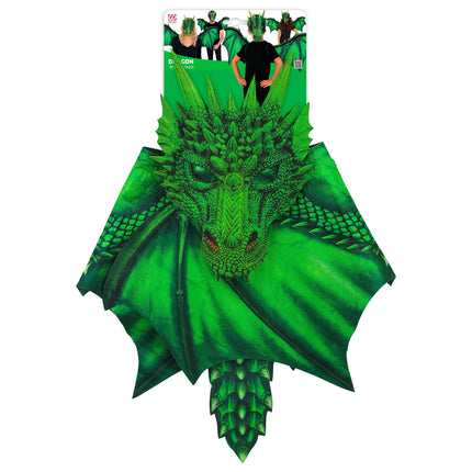 Costume de dragon vert