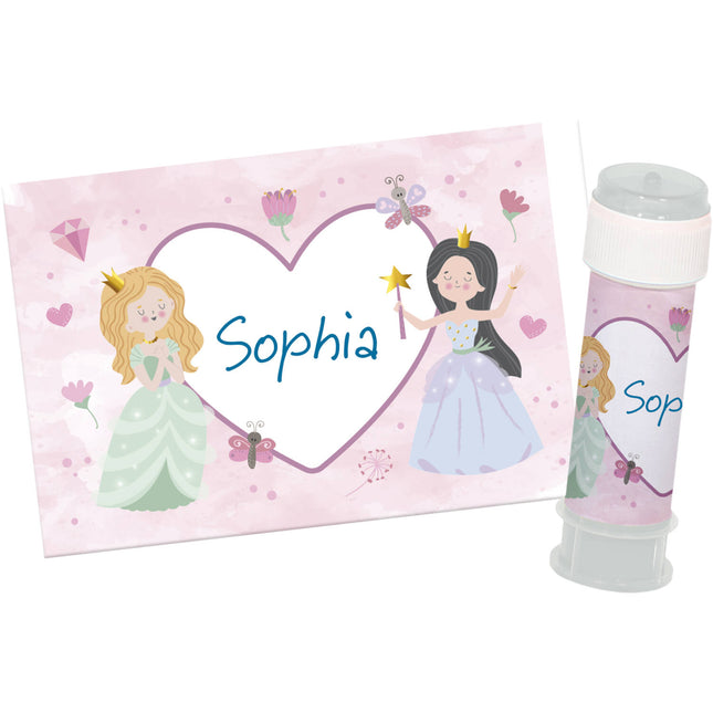Autocollants Princesses Bubble Blower 6pcs