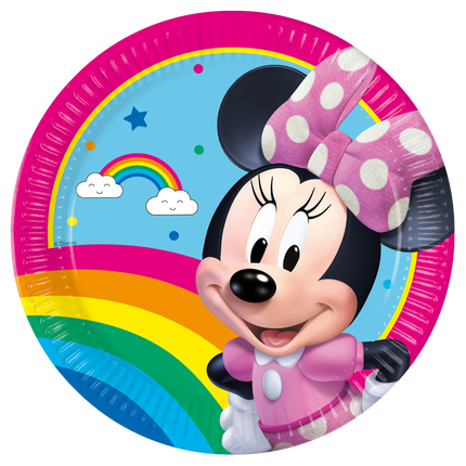 Assiettes Minnie Mouse 23cm 8pcs