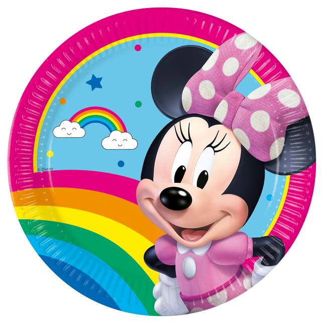 Assiettes Minnie Mouse 23cm 8pcs