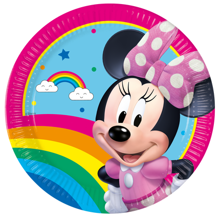 Assiettes Minnie Mouse 20cm 8pcs