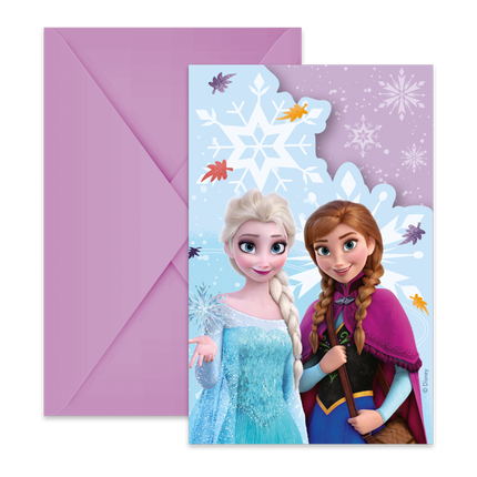 Invitations Frozen 6pcs