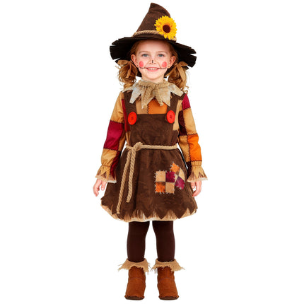 Costume d'effrayeur d'oiseaux marron pour enfant