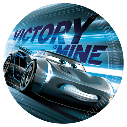 Assiettes Cars 23cm 8pcs