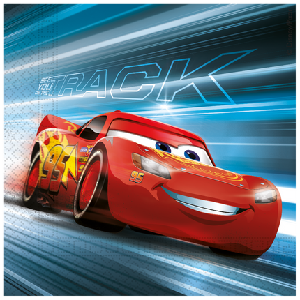 Serviettes de table Cars 33cm 20pcs