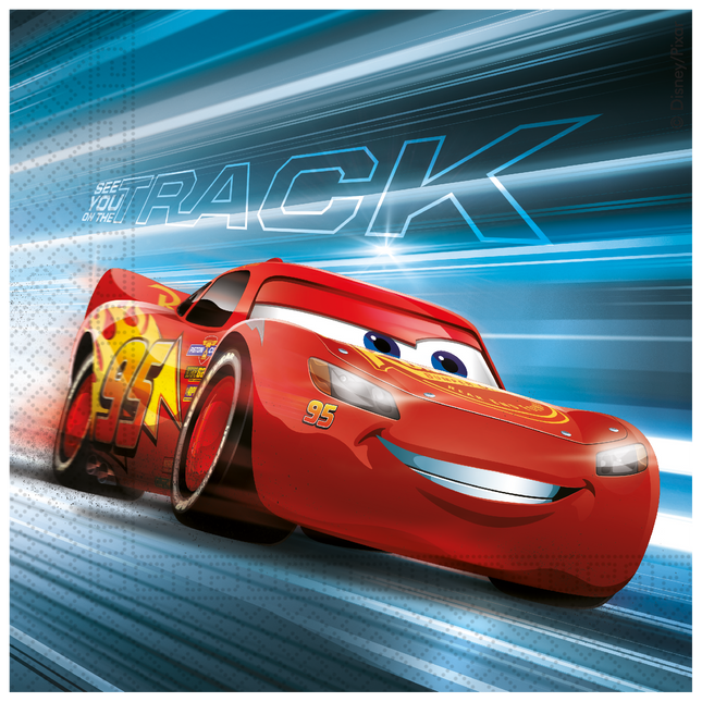 Serviettes de table Cars 33cm 20pcs