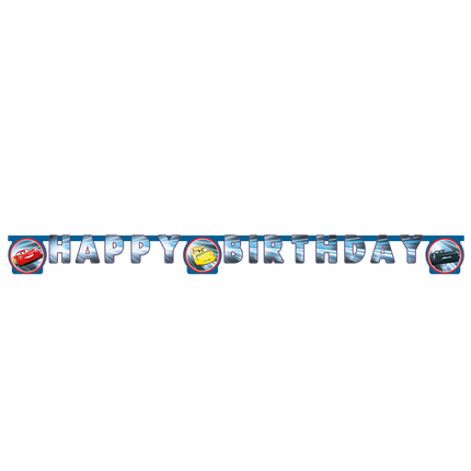 Écharpe Lettre Cars Joyeux Anniversaire