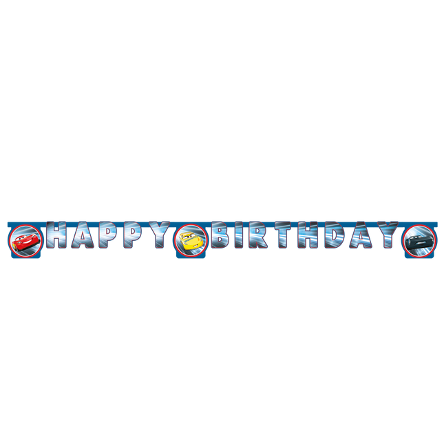 Écharpe Lettre Cars Joyeux Anniversaire
