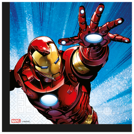 Serviettes Avengers 33cm 20pcs