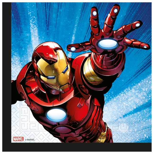 Serviettes Avengers 33cm 20pcs