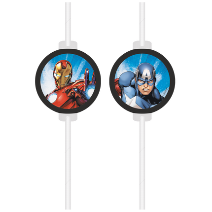 Pailles Avengers 6pcs