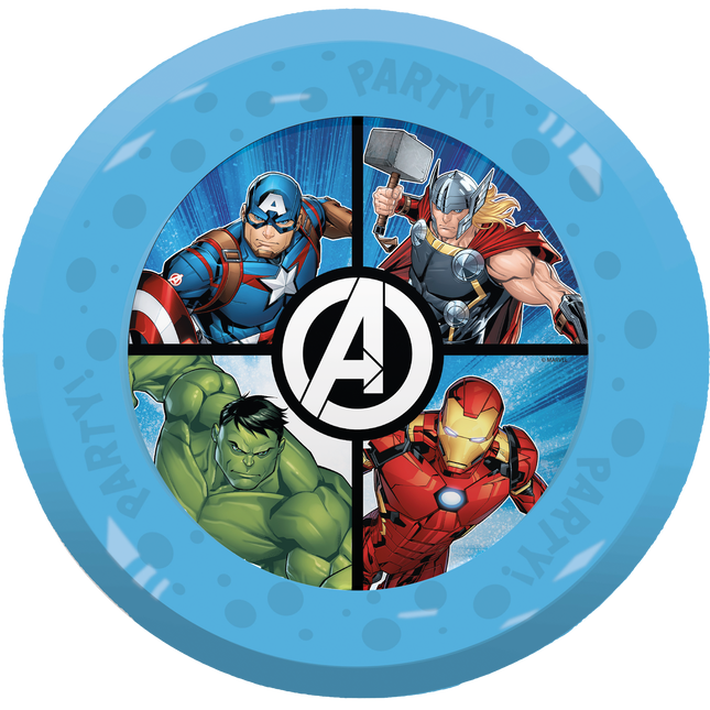 Assiettes Avengers 21cm 4pcs