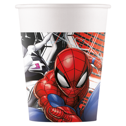 Gobelets Spiderman 200ml 8pcs