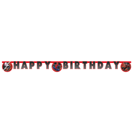 Spiderman Letter Sling Happy Birthday