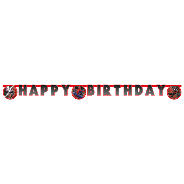 Spiderman Letter Sling Happy Birthday