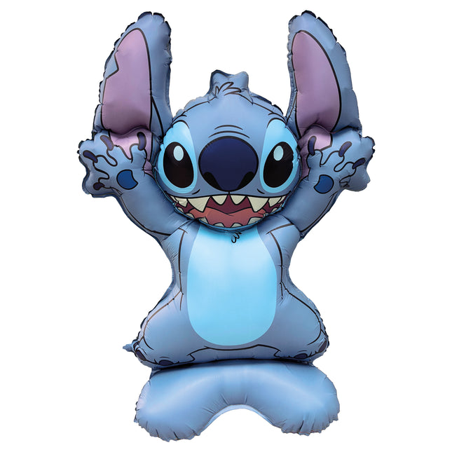 Stitch Helium Balloon Blue Empty 1.03m