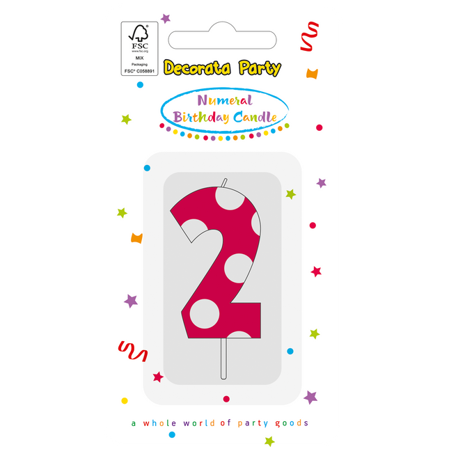 2 ans de bougie rose