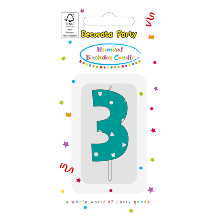 3 ans de bougies bleues