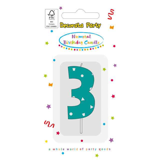 3 ans de bougies bleues