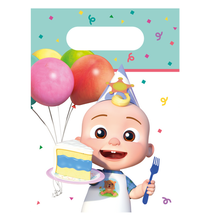 Cocomelon Birthday Fsc Paper Party Bags 4St