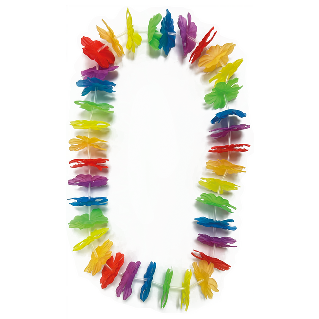 Couronne colorée d'Hawaï arc-en-ciel