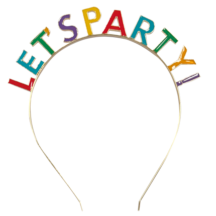 Diadème de couleur Lets Party