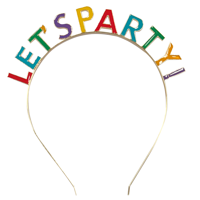 Diadème de couleur Lets Party