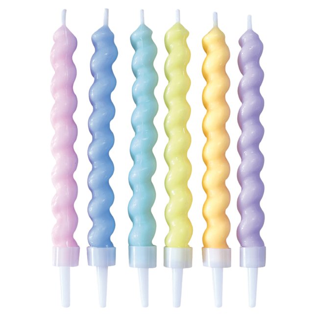 Bougies colorées Twisted Pastel