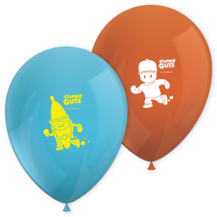 Ballons de baudruche Stumble Guys 8pcs