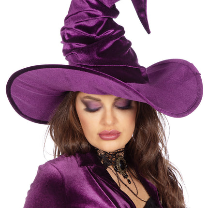 Chapeau de sorcière en velours