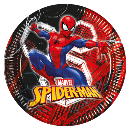 Assiettes Spiderman 26cm 6pcs