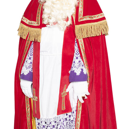 Costume de Sinterklaas complet en velours 4 pièces