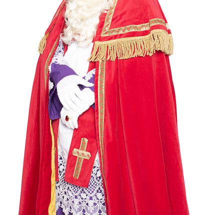 Costume de Sinterklaas complet en velours 4 pièces