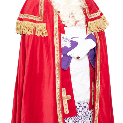 Costume de Sinterklaas complet en velours 4 pièces