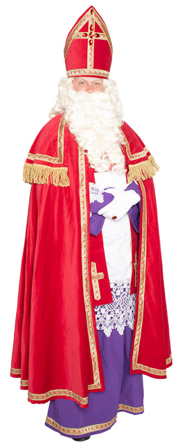 Costume de Sinterklaas complet en velours 4 pièces