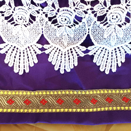 Costume de Sinterklaas complet en velours 4 pièces