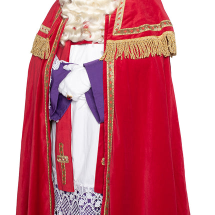Costume Sinterklaas Velours de coton 4 pièces