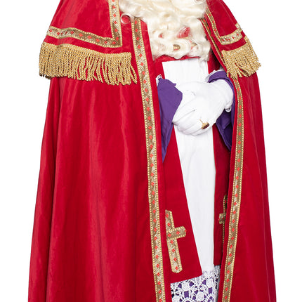 Costume Sinterklaas Velours de coton 4 pièces