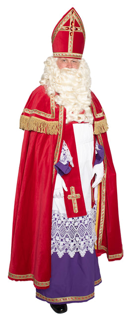 Costume Sinterklaas Velours de coton 4 pièces