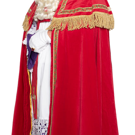 Costume Sinterklaas Velours de coton 4 pièces