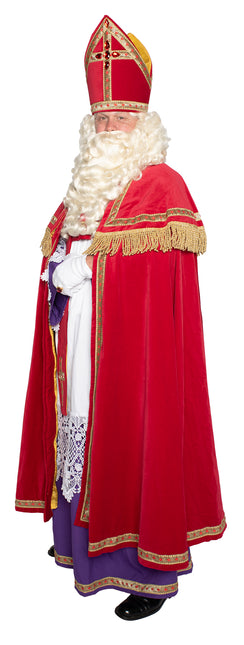 Costume Sinterklaas Velours de coton 4 pièces