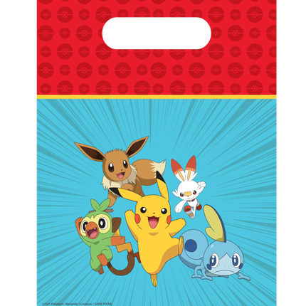 Sacs de partage Pokemon 6pcs
