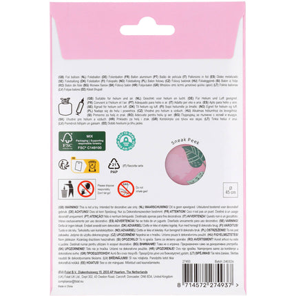Princesses Ballon à l'hélium vide 45cm