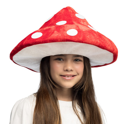 Chapeau champignon Rouge Blanc