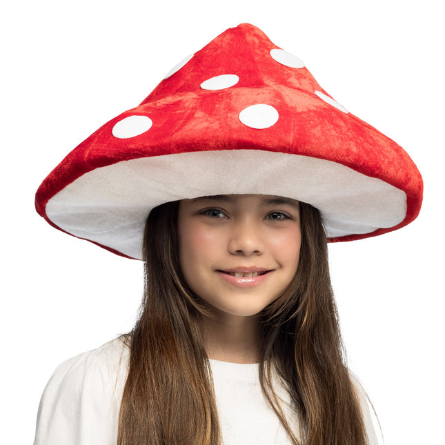 Chapeau champignon Rouge Blanc