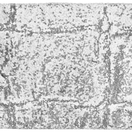 Chemin de table argenté 5m