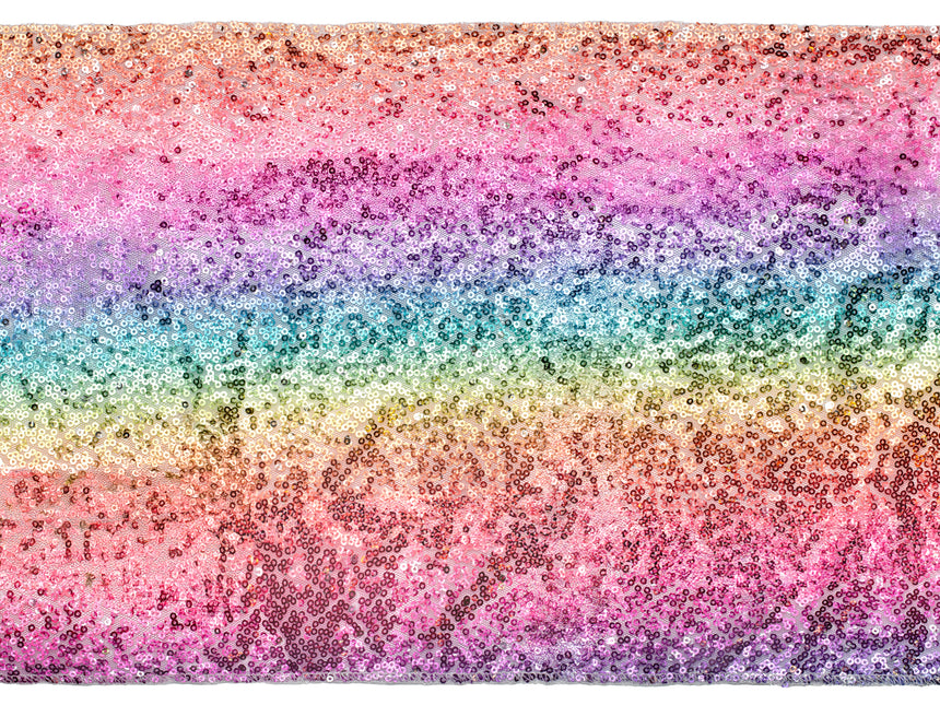 Chemin de table arc-en-ciel 5m