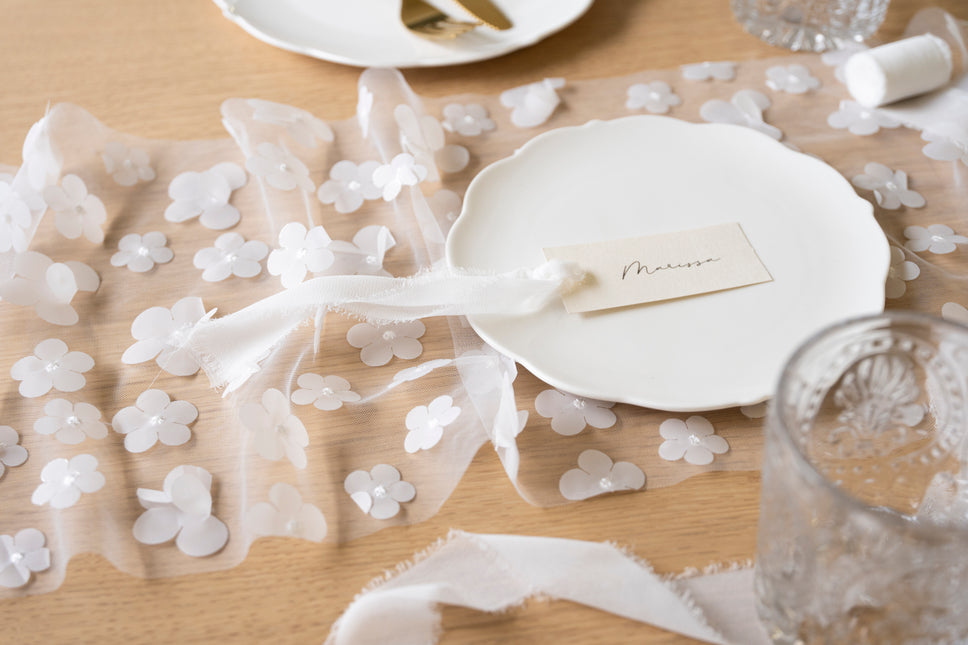 Chemin de table fleuri Sheer 5m