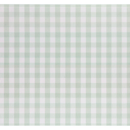 Chemin de table blanc vert 5m